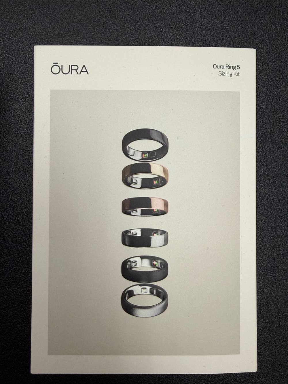 Oura Ring 5 Sizing Kit